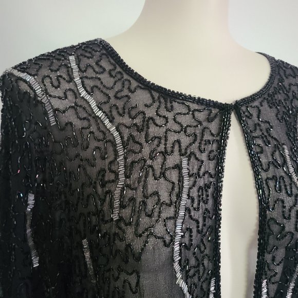 Vintage Beaded Semi-Sheer Cardigan (M/L) - Picture 2 of 16